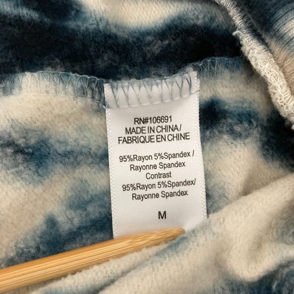 Young Fabulous & Broke Juliette Tie Dye Oversized Sweatshirt Size M Blue Safari - Picture 7 of 8